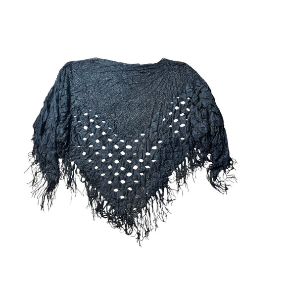Jonden Women's Black Shawl - Picture 2 of 5